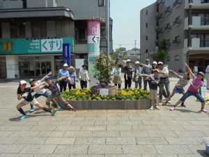 リオ・オリンピック花壇の完成