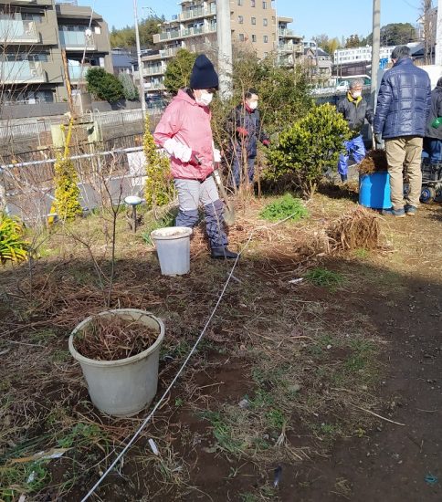 【HRG】2023年1月18日（水）花壇新設工事の準備作業