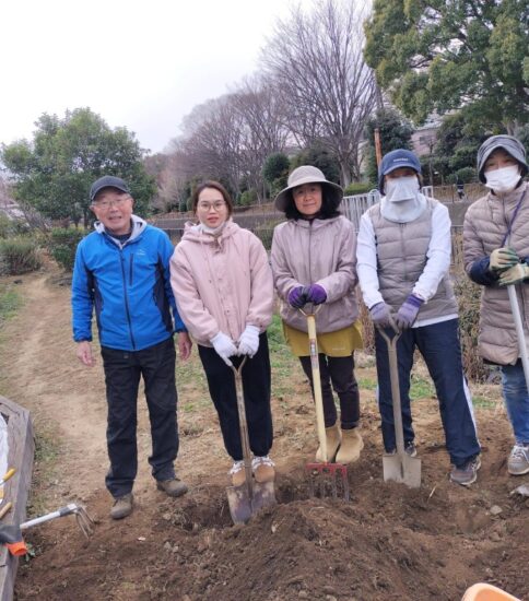 【HRG】新年の活動「新花壇作り」